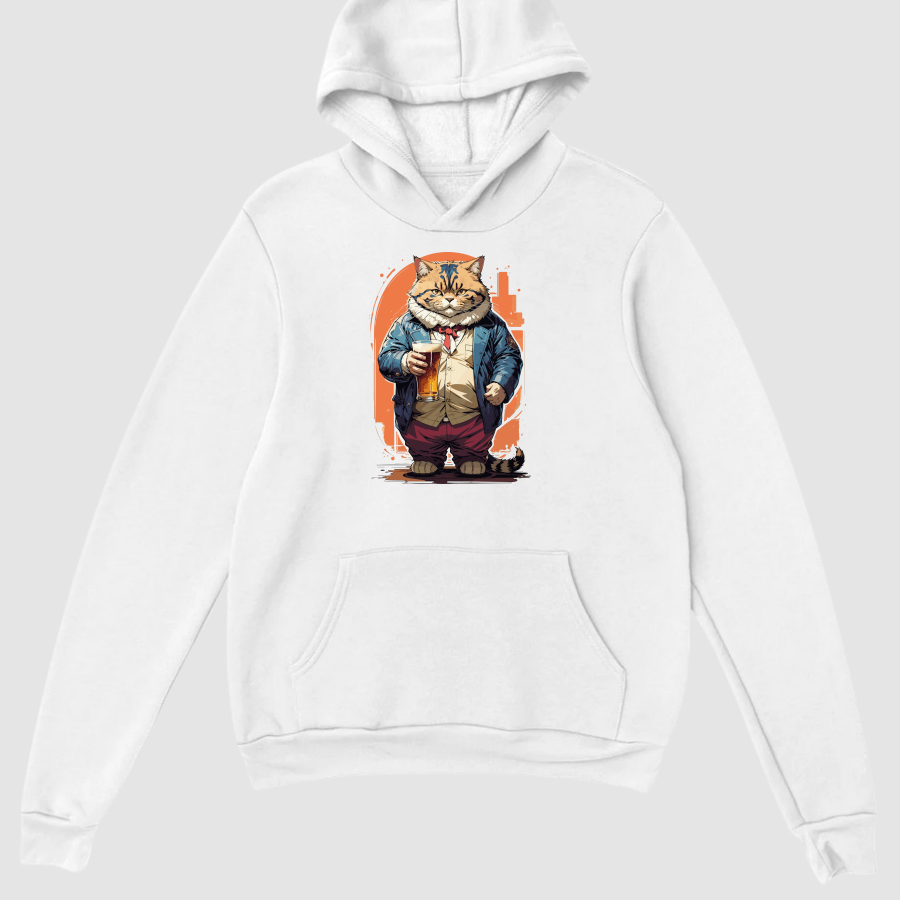 Hoodie Basic Kadın Beyaz